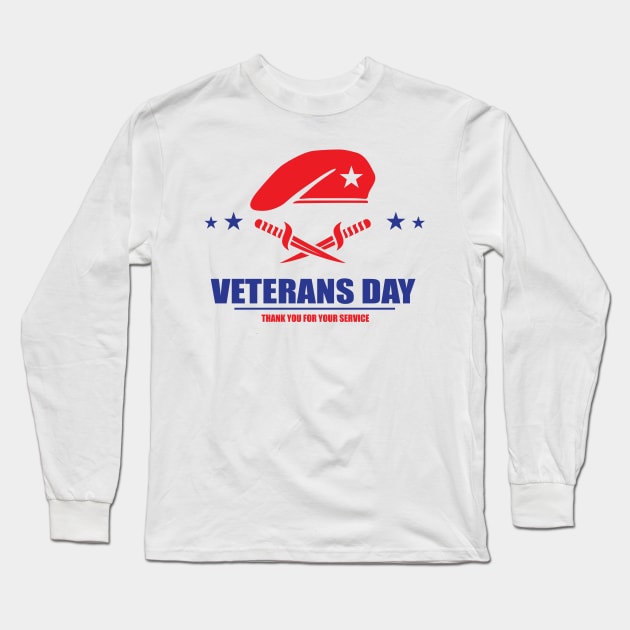 veterans day Long Sleeve T-Shirt by barwarrior